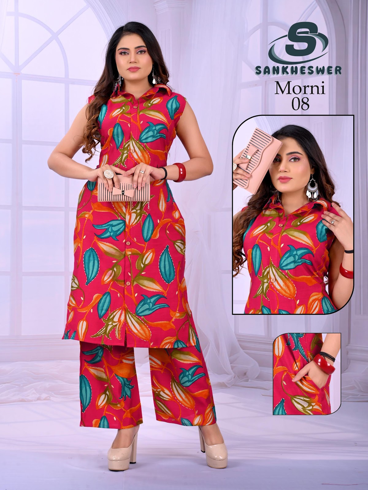 Morni Vol 1 Sankheswer Viscose Co Ord Set Exporter Gujarat