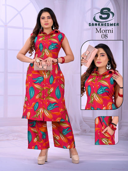 Morni Vol 1 Sankheswer Viscose Co Ord Set Exporter Gujarat