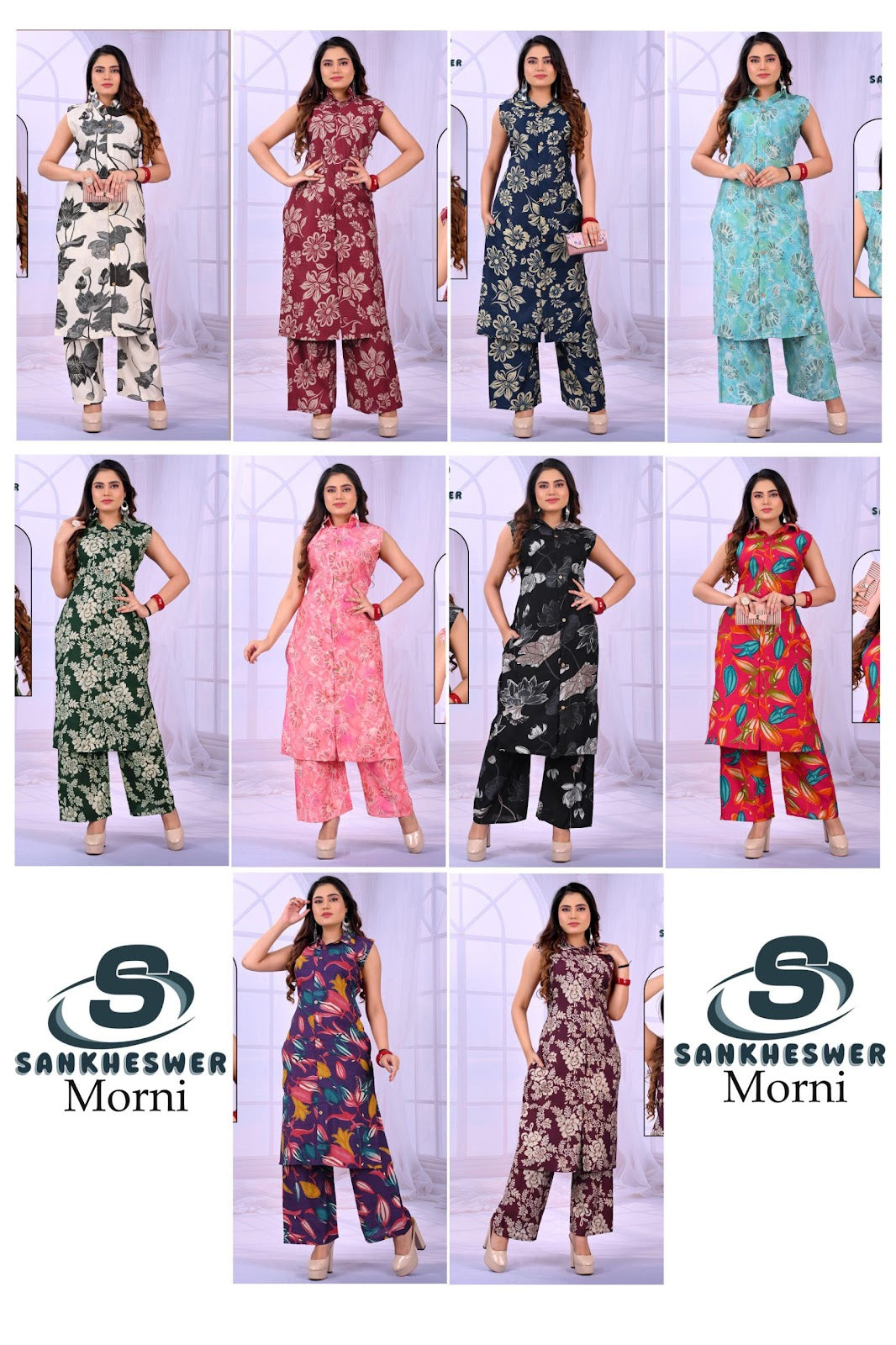 Morni Vol 1 Sankheswer Viscose Co Ord Set Exporter Gujarat