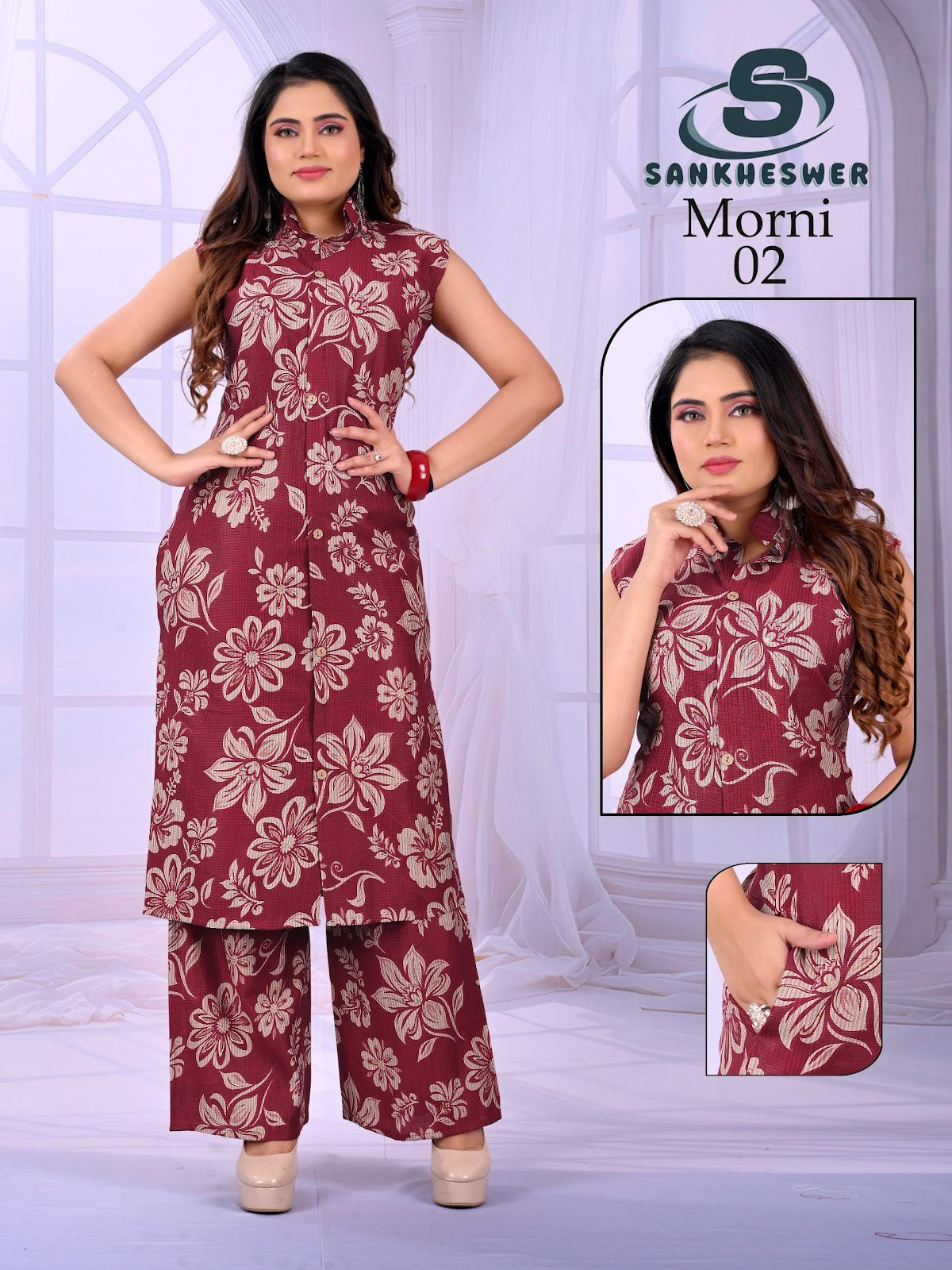 Morni Vol 1 Sankheswer Viscose Co Ord Set Exporter Gujarat