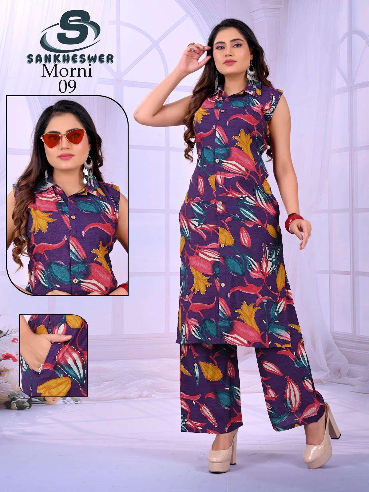 Morni Vol 1 Sankheswer Viscose Co Ord Set Exporter Gujarat