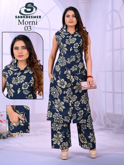Morni Vol 1 Sankheswer Viscose Co Ord Set Exporter Gujarat
