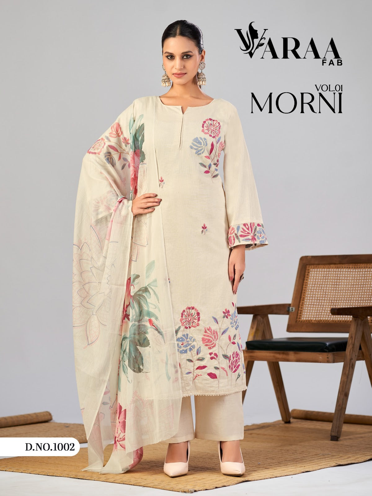 Morni Vol 1 Varaa Fab Cotton Pant Style Suits Wholesaler