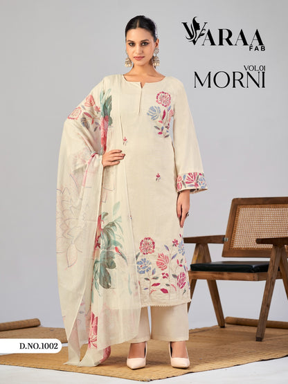 Morni Vol 1 Varaa Fab Cotton Pant Style Suits Wholesaler