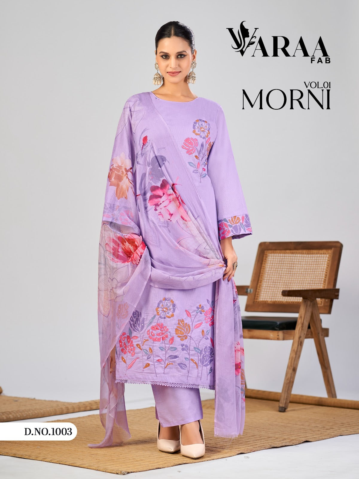 Morni Vol 1 Varaa Fab Cotton Pant Style Suits Wholesaler