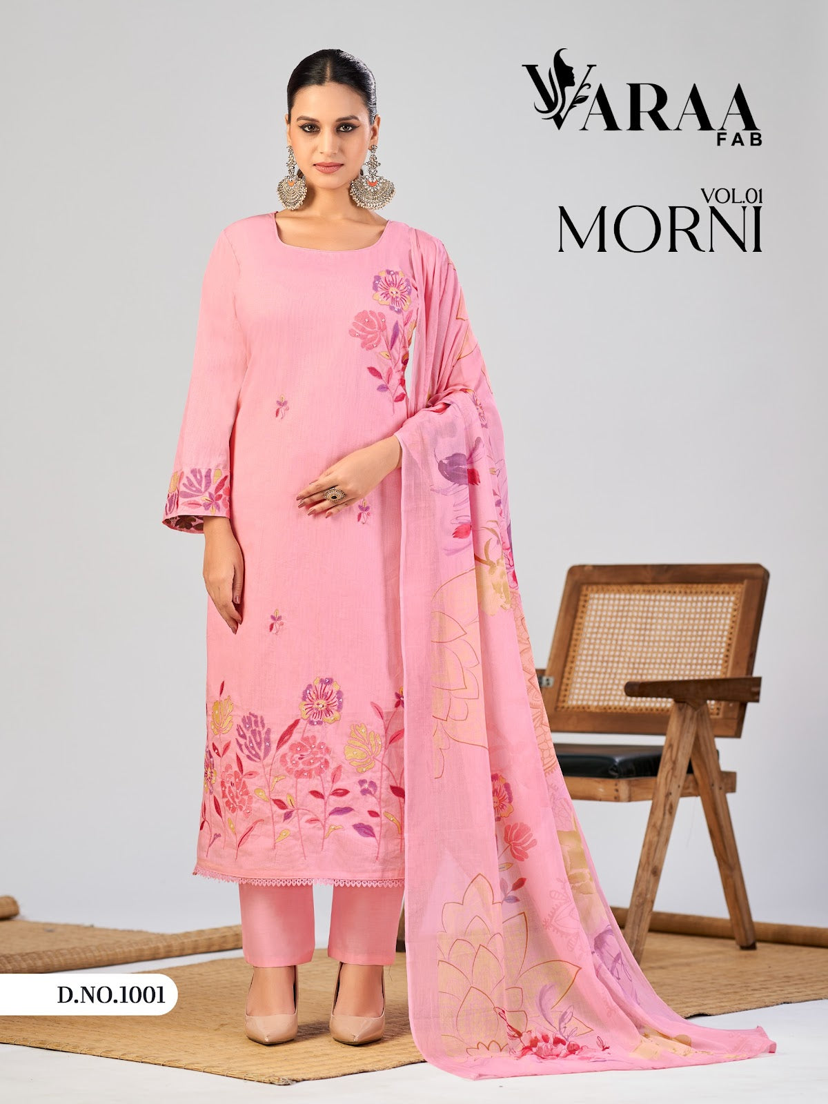 Morni Vol 1 Varaa Fab Cotton Pant Style Suits Wholesaler