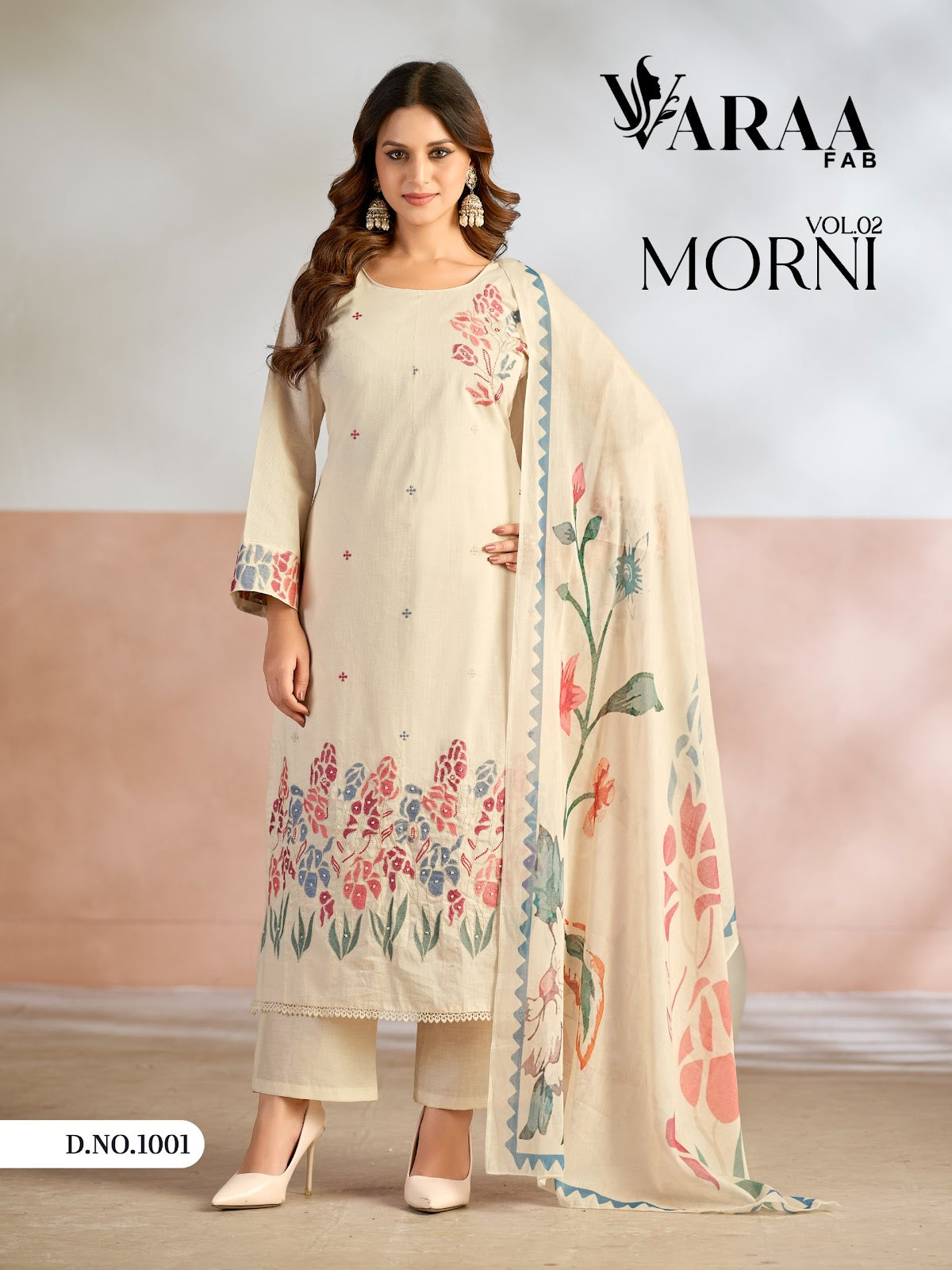 Morni Vol 2 Varaa Fab Cotton Pant Style Suits Wholesale Rate