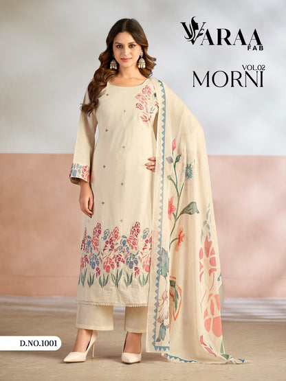 Morni Vol 2 Varaa Fab Cotton Pant Style Suits Wholesale Rate