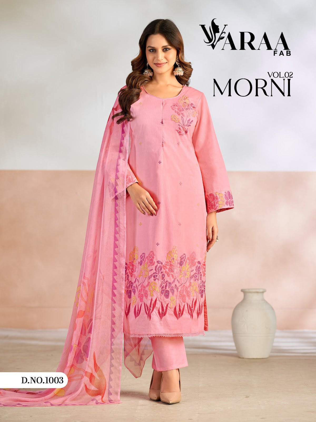 Morni Vol 2 Varaa Fab Cotton Pant Style Suits Wholesale Rate