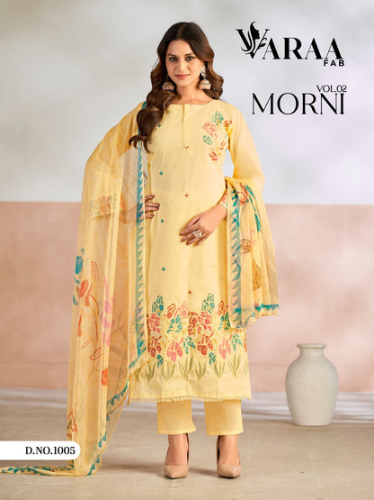 Morni Vol 2 Varaa Fab Cotton Pant Style Suits Wholesale Rate