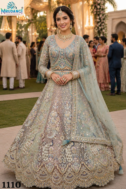 Morni Vol 5 Mrudangi Premium Net Readymade Lehenga Choli Wholesaler