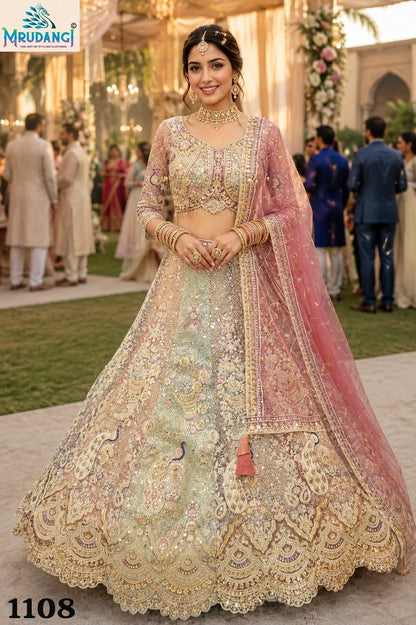 Morni Vol 5 Mrudangi Premium Net Readymade Lehenga Choli Wholesaler
