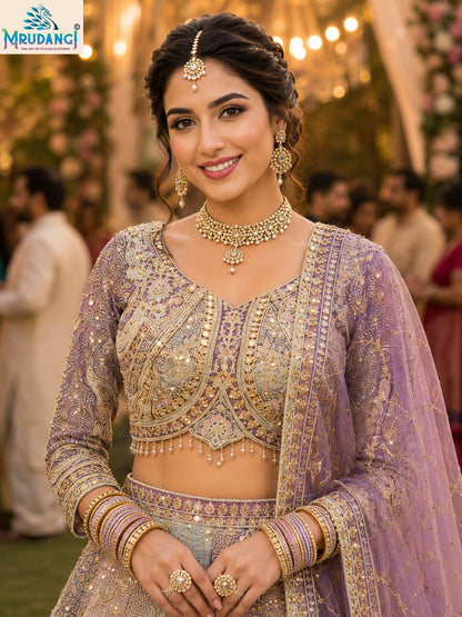 Morni Vol 5 Mrudangi Premium Net Readymade Lehenga Choli Wholesaler
