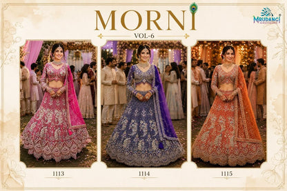 Morni Vol 6 Mrudangi Premium Net Readymade Lehenga Choli Supplier Gujarat