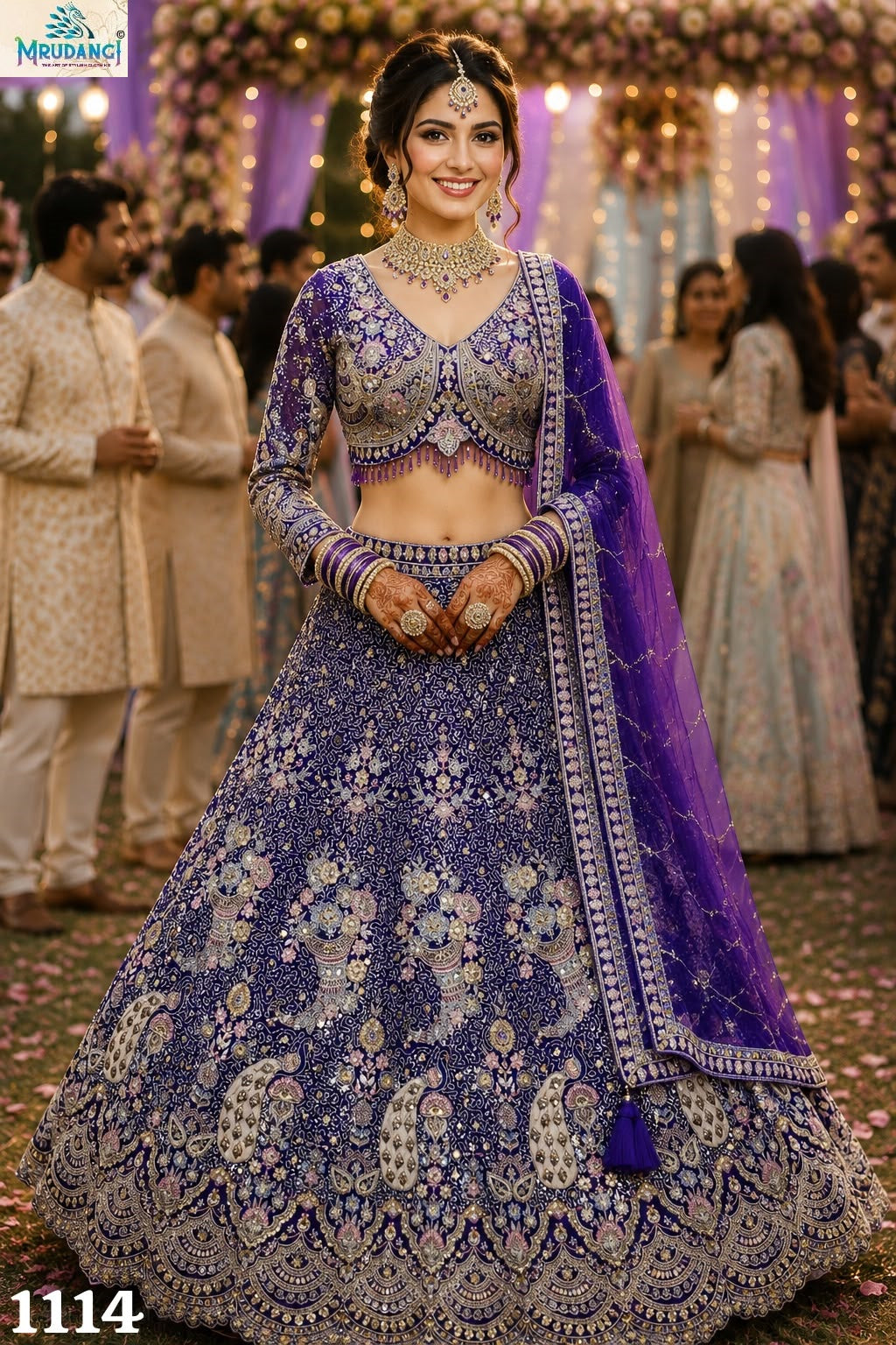 Morni Vol 6 Mrudangi Premium Net Readymade Lehenga Choli Supplier Gujarat