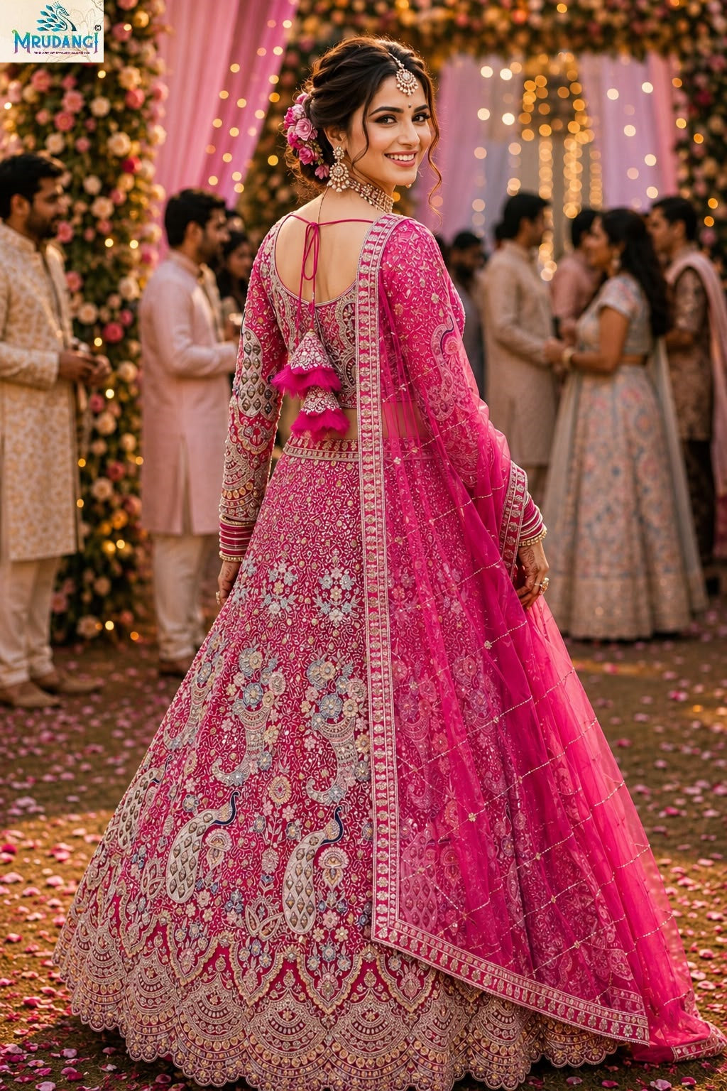 Morni Vol 6 Mrudangi Premium Net Readymade Lehenga Choli Supplier Gujarat