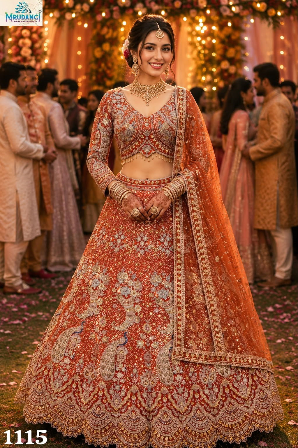 Morni Vol 6 Mrudangi Premium Net Readymade Lehenga Choli Supplier Gujarat