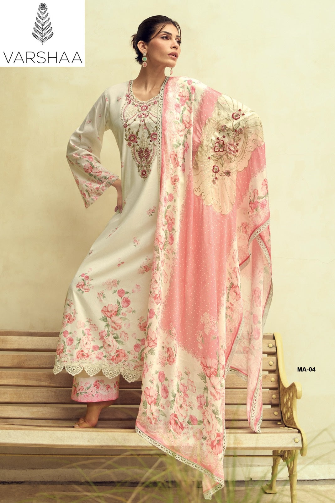 Morning Air Varshaa Swiss Plazzo Style Suits Wholesale