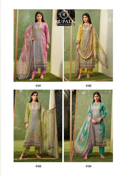 Morning Bliss Rupali Pure Jaam Pant Style Suits Wholesaler Ahmedabad