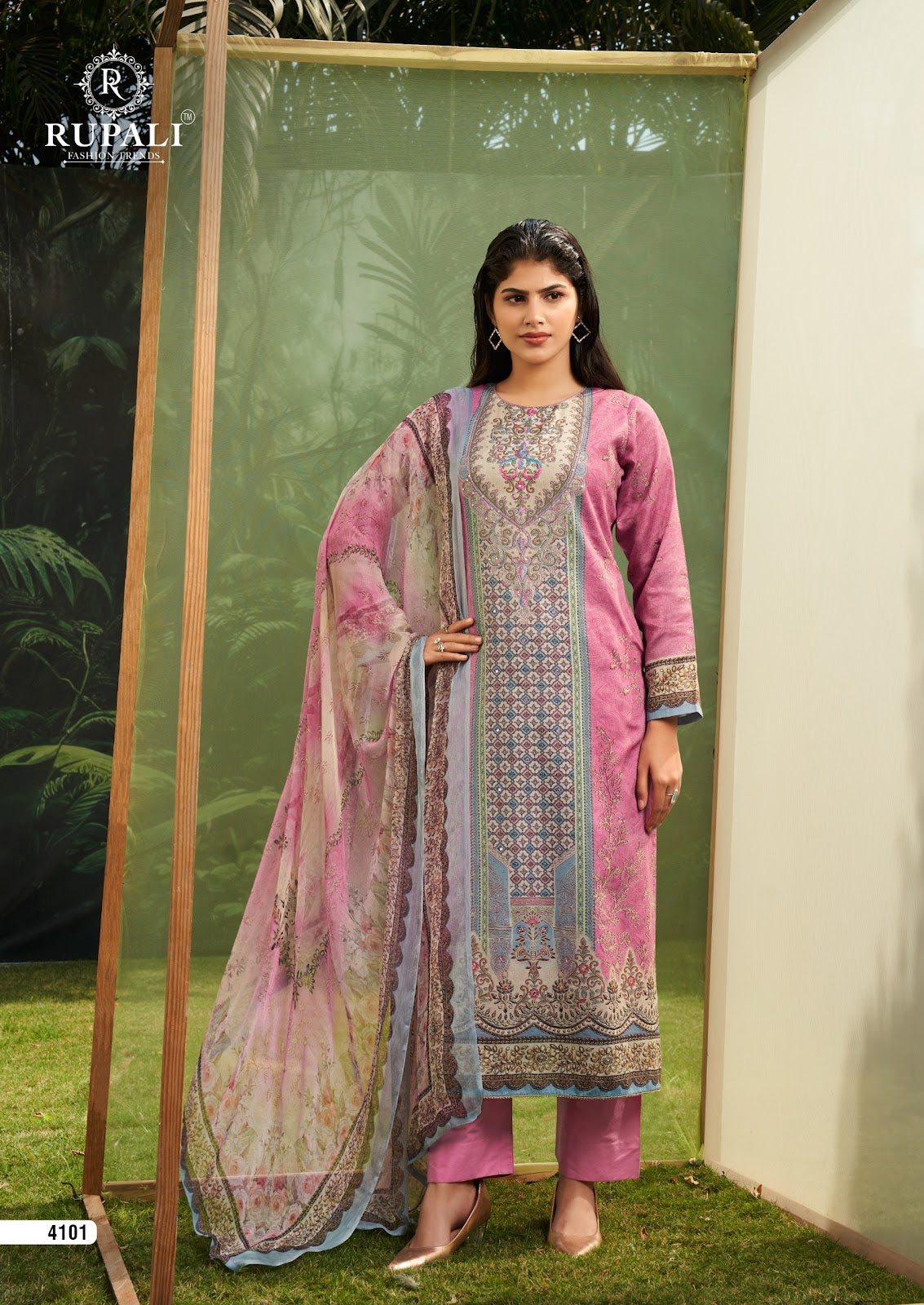 Morning Bliss Rupali Pure Jaam Pant Style Suits Wholesaler Ahmedabad