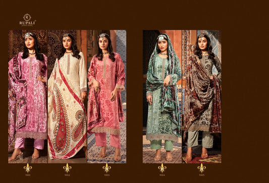 Moroccan Rupali Pure Viscose Velvet Suits Manufacturer Ahmedabad