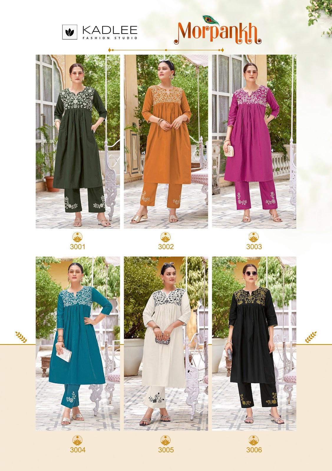 Morpankh Cotton Kadlee Co Ord Set Wholesaler