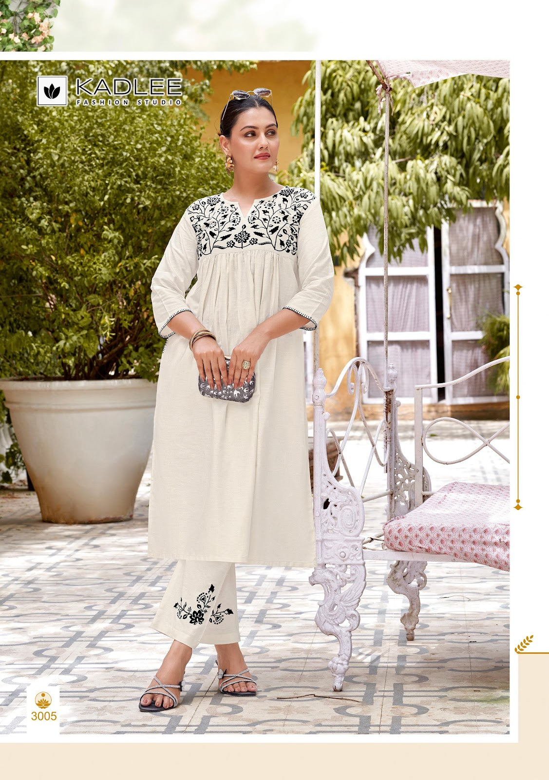 Morpankh Cotton Kadlee Co Ord Set Wholesaler