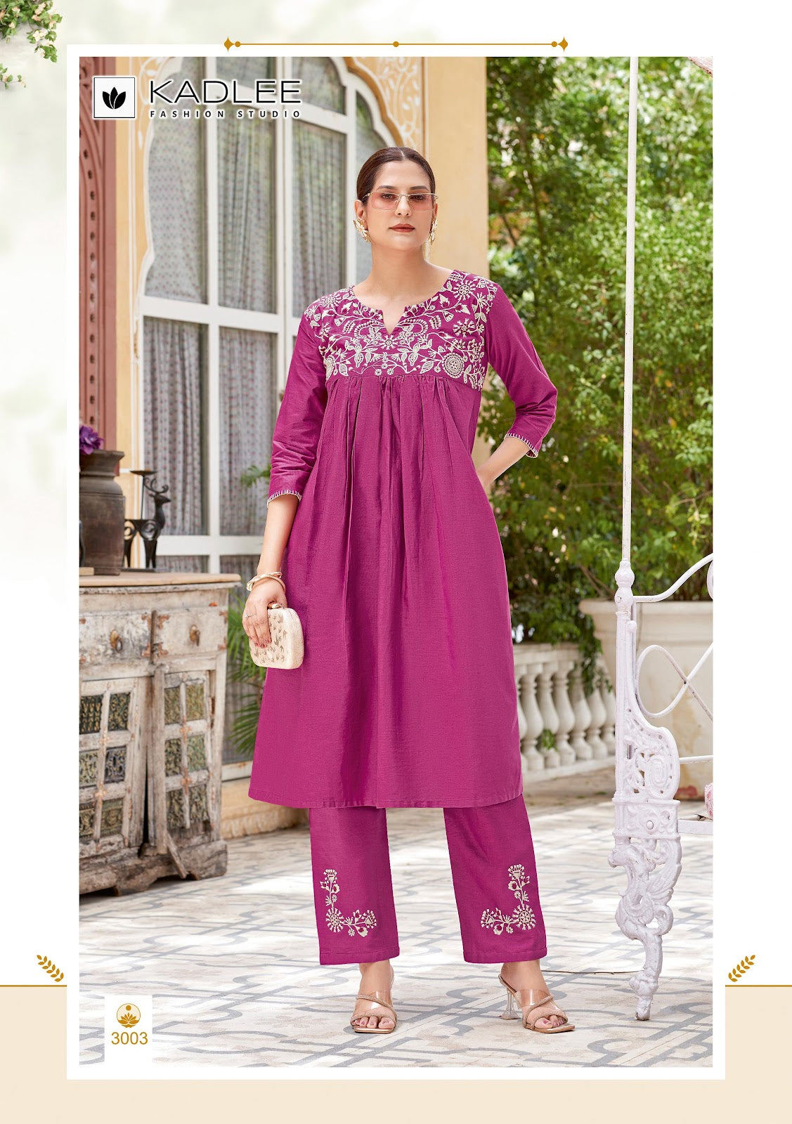 Morpankh Cotton Kadlee Co Ord Set Wholesaler