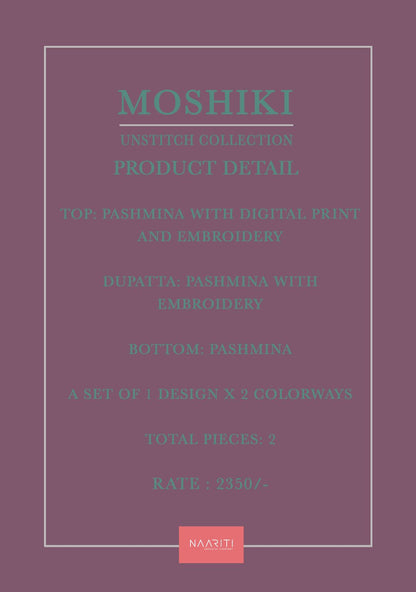 Moshiki Naariti Pashmina Suits Exporter India