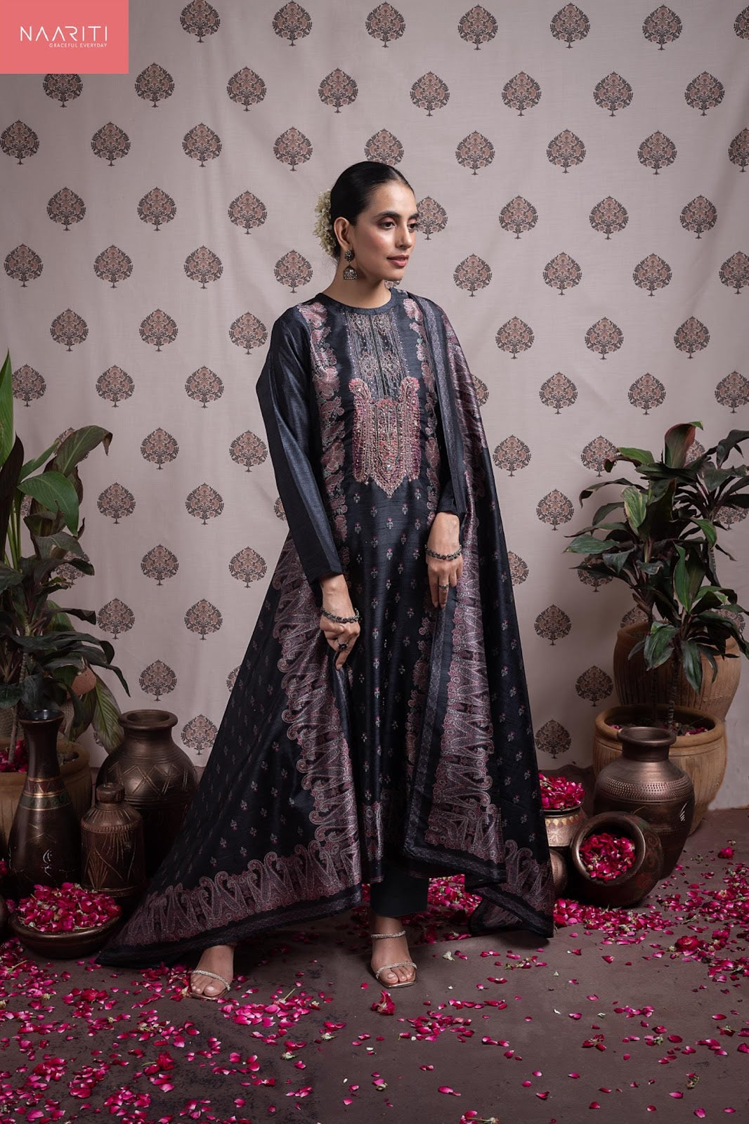 Moshmi Naariti Silk Pant Style Suits Wholesale Price