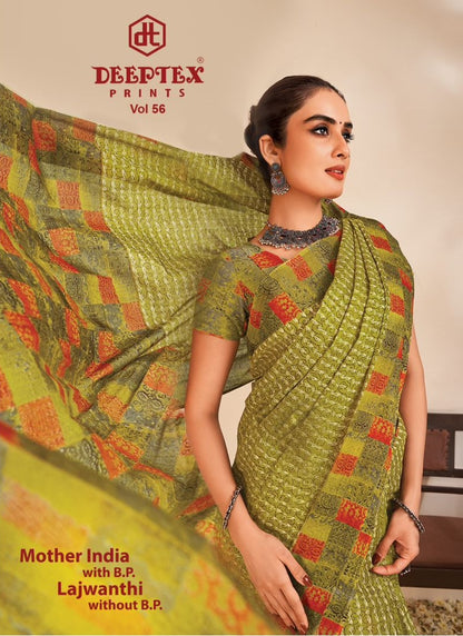 Mother India Vol 56 Deeptex Prints Cotton Sarees Wholesale Rate