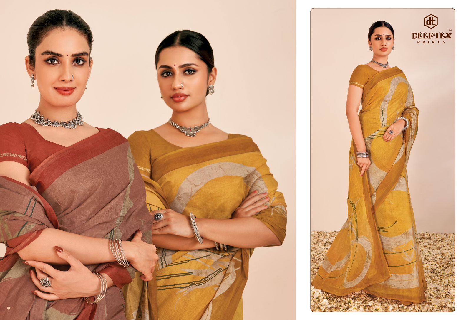 Mother India Vol 56 Deeptex Prints Cotton Sarees Wholesale Rate