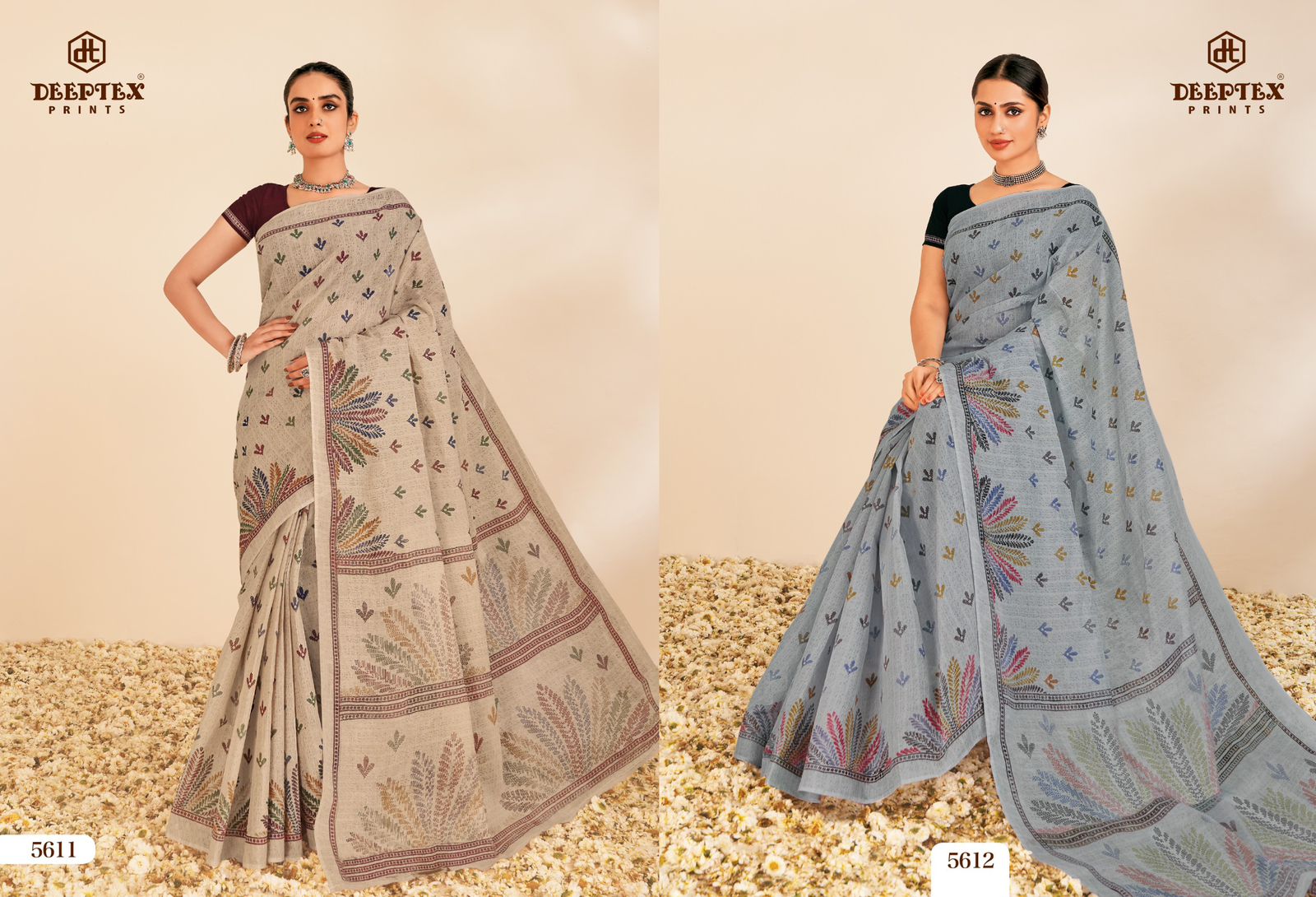 Mother India Vol 56 Deeptex Prints Cotton Sarees Wholesale Rate