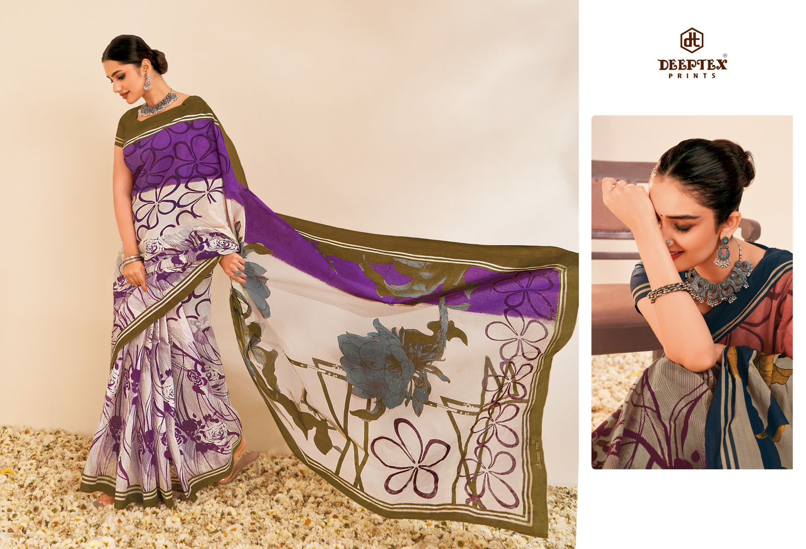 Mother India Vol 56 Deeptex Prints Cotton Sarees Wholesale Rate