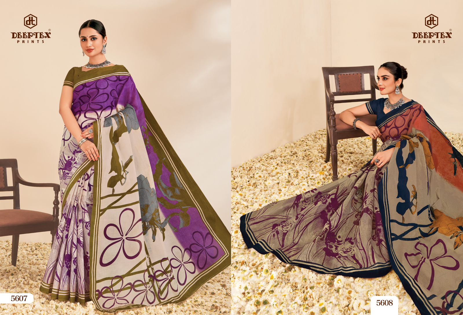 Mother India Vol 56 Deeptex Prints Cotton Sarees Wholesale Rate