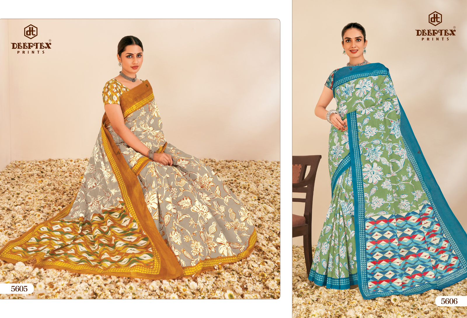 Mother India Vol 56 Deeptex Prints Cotton Sarees Wholesale Rate
