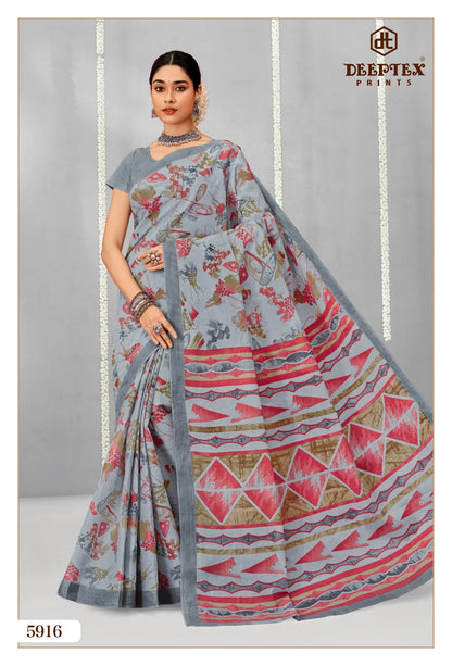 Mother India Vol 59 Deeptex Prints Cotton Sarees Wholesale Price