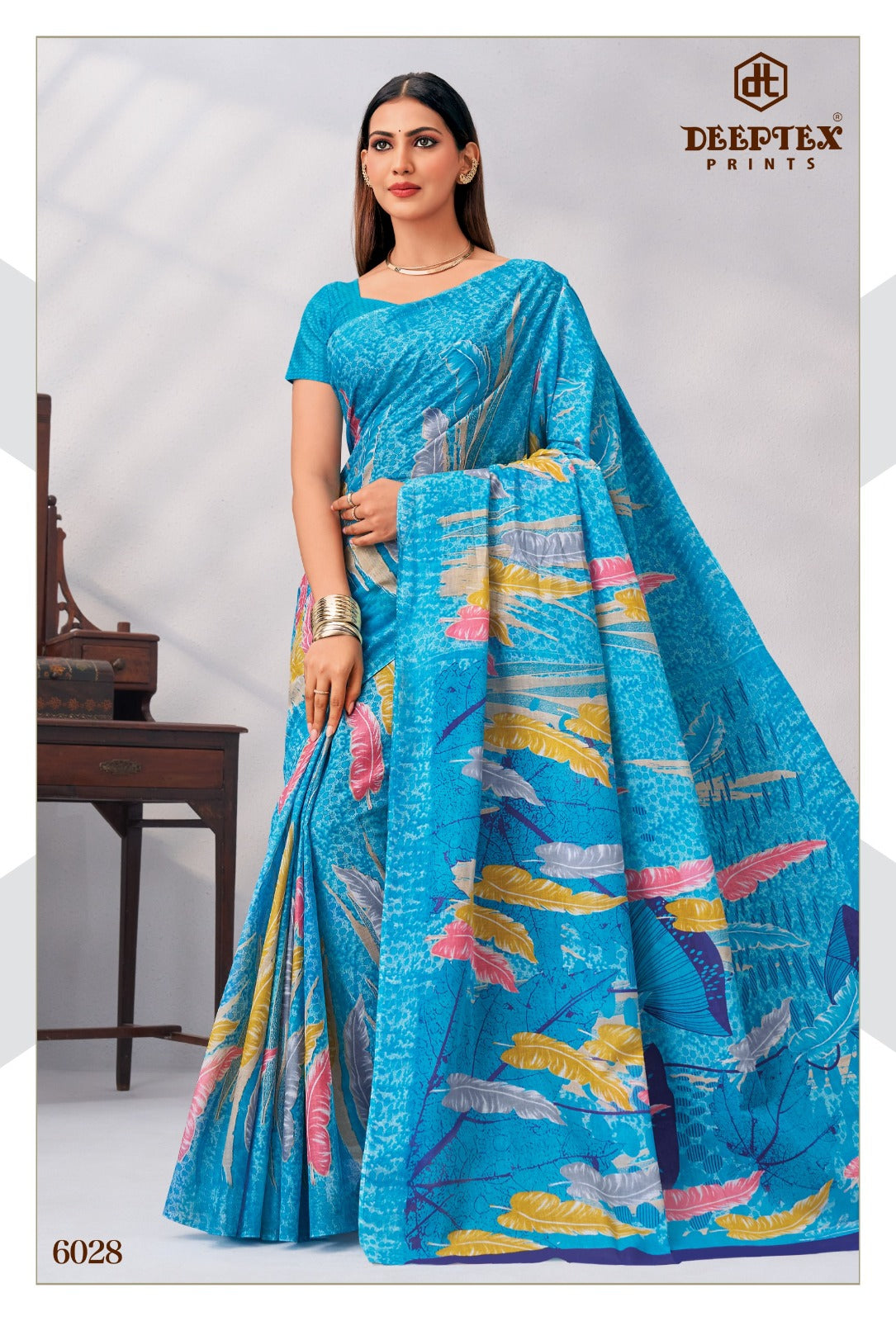 Mother India Vol 60 Deeptex Prints Cotton Sarees Exporter