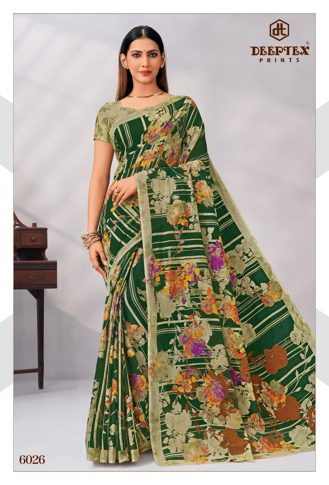 Mother India Vol 60 Deeptex Prints Cotton Sarees Exporter