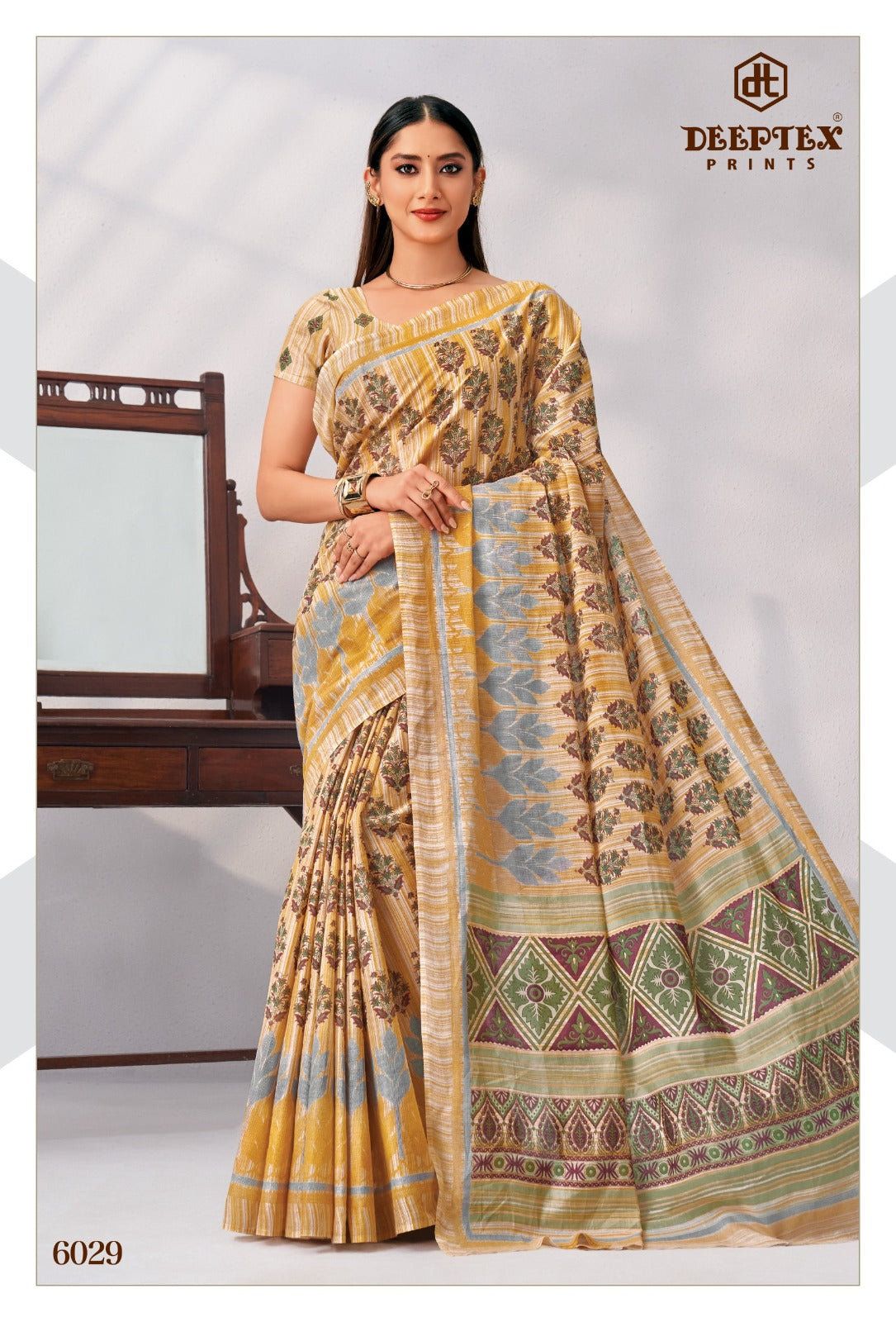 Mother India Vol 60 Deeptex Prints Cotton Sarees Exporter