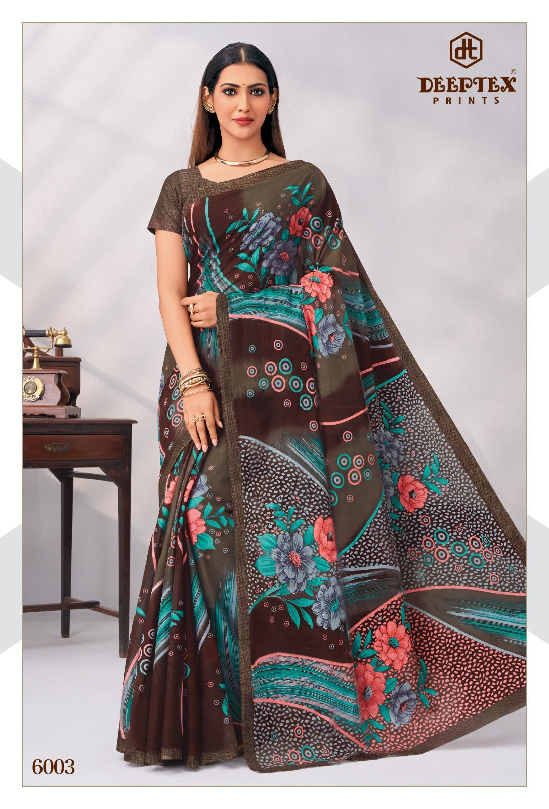 Mother India Vol 60 Deeptex Prints Cotton Sarees Exporter