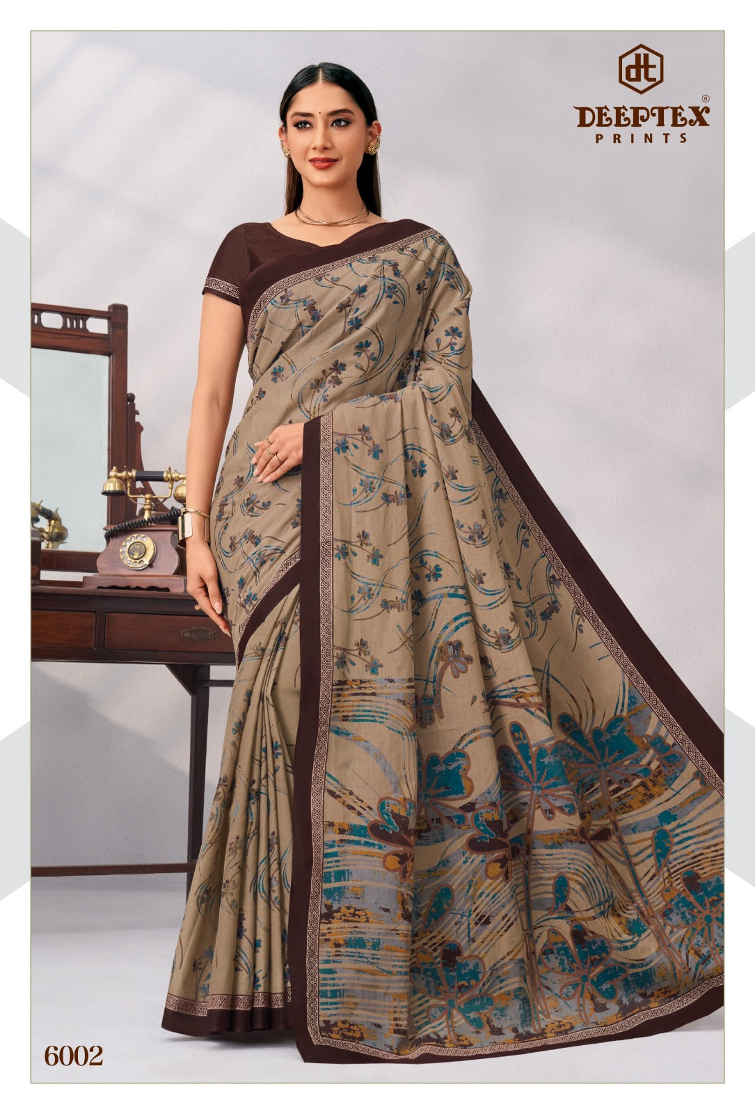 Mother India Vol 60 Deeptex Prints Cotton Sarees Exporter