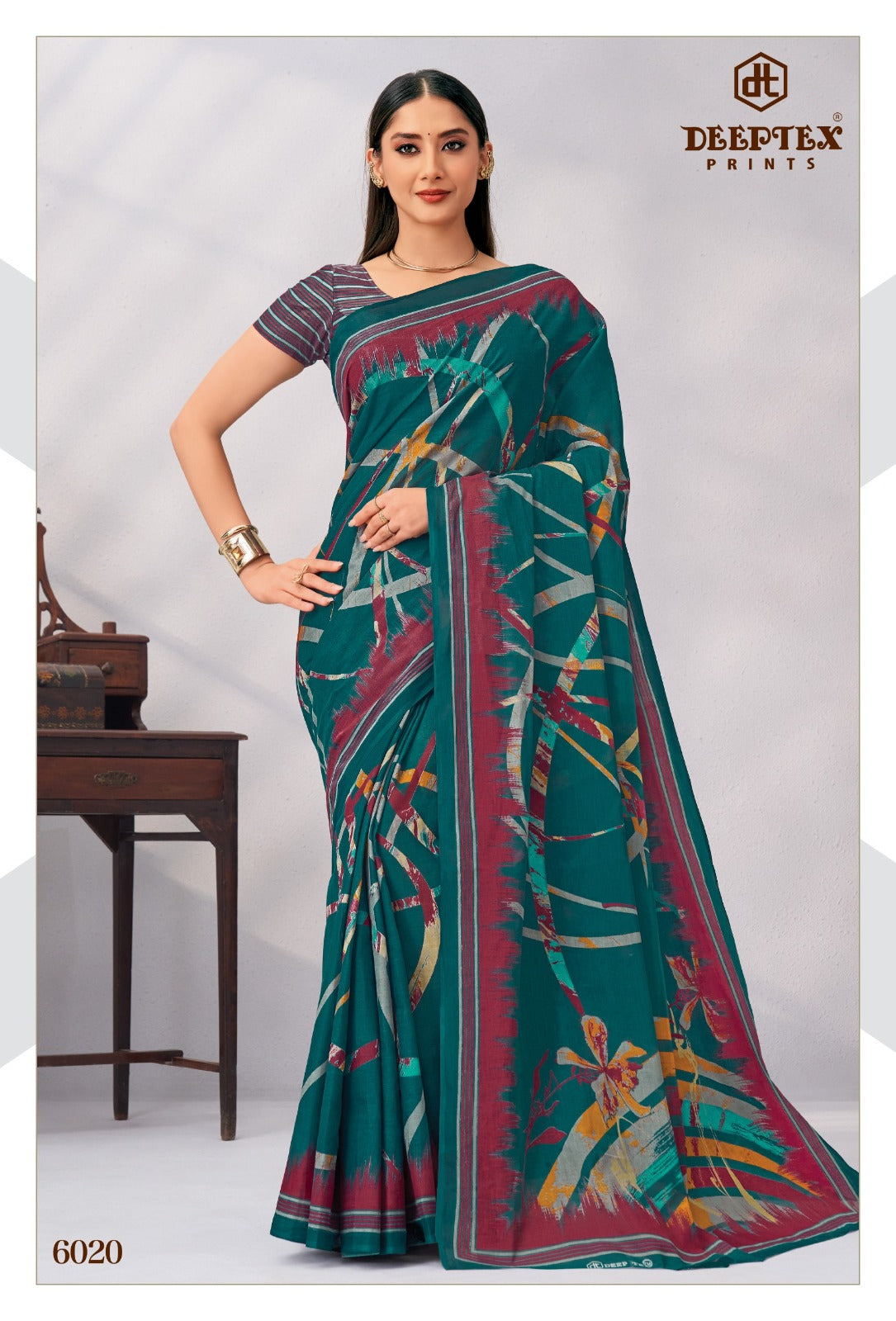Mother India Vol 60 Deeptex Prints Cotton Sarees Exporter