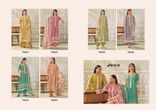 Motifs Jay Vijay Mal Cotton Pant Style Suits Wholesale