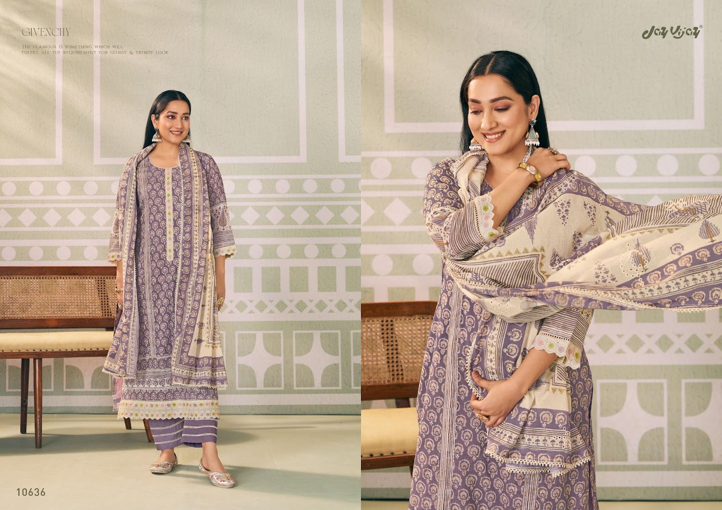 Motifs Jay Vijay Mal Cotton Pant Style Suits Wholesale