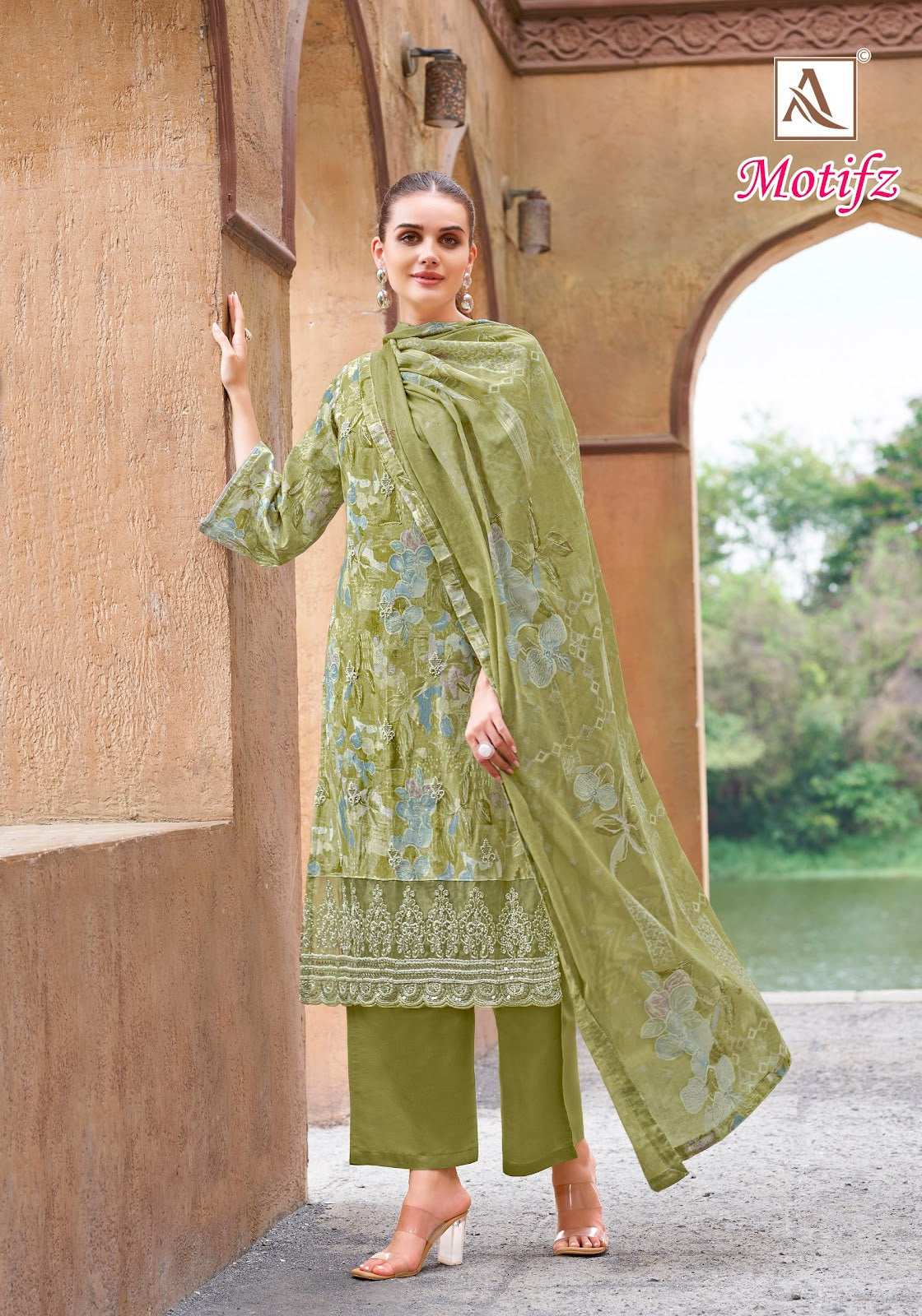 Motifz Alok Cambric Cotton Karachi Salwar Suits Wholesaler India