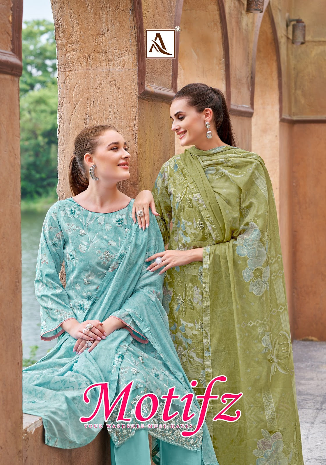 Motifz Alok Cambric Cotton Karachi Salwar Suits Wholesaler India