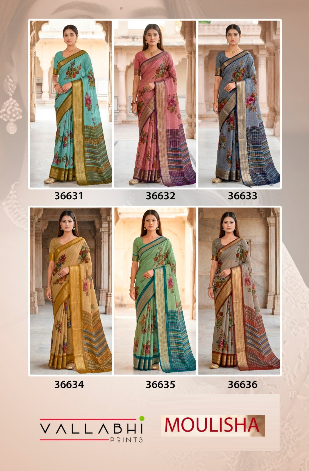 Moulisha Vallabhi Prints Georgette Sarees Manufacturer Gujarat