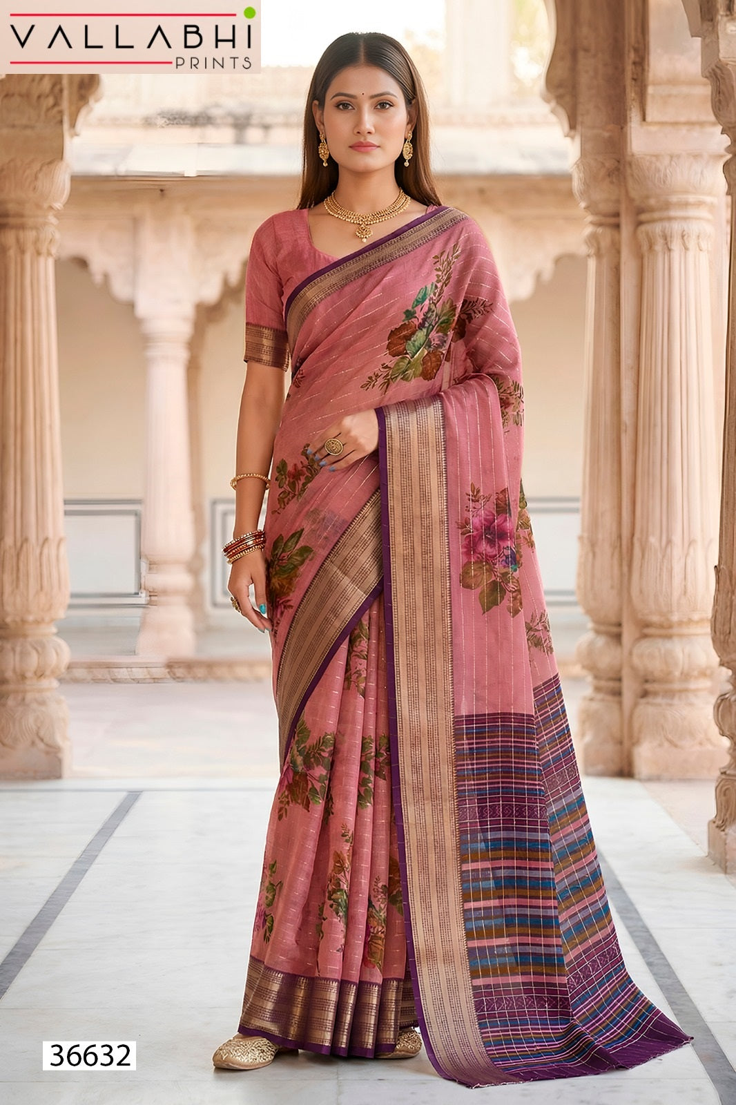 Moulisha Vallabhi Prints Georgette Sarees Manufacturer Gujarat