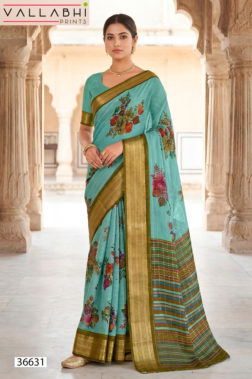 Moulisha Vallabhi Prints Georgette Sarees Manufacturer Gujarat